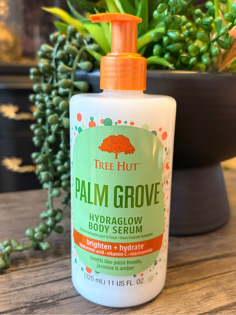 Tree Hut Palm Grove Hydraglow Body Serum - Brighten & Hydrate- 11oz